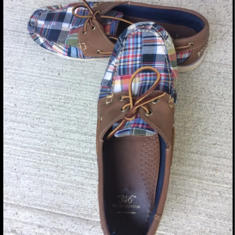 Brooks Brothers plaid shoes